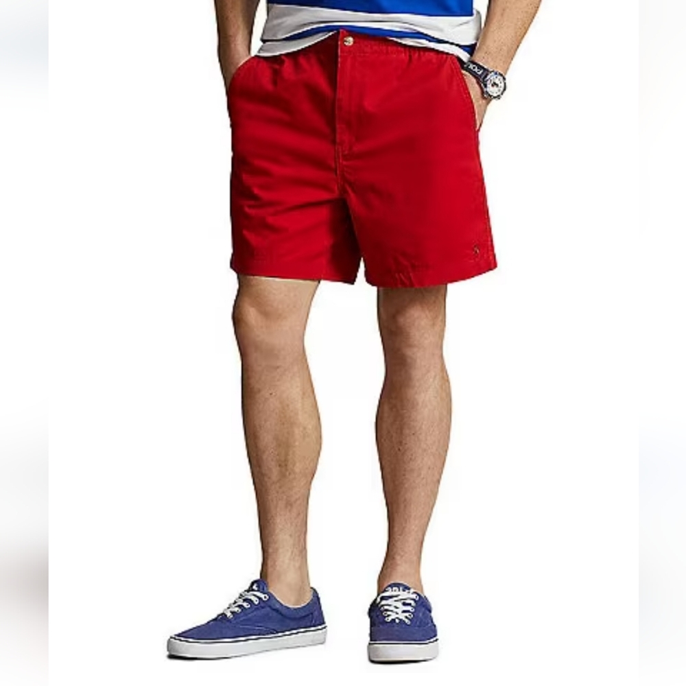 True Rock Red Bermuda shorts